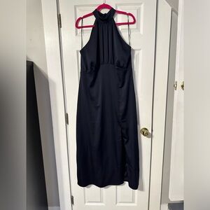 Express Large halter dress, maxi. Excellent condition. Navy 💙